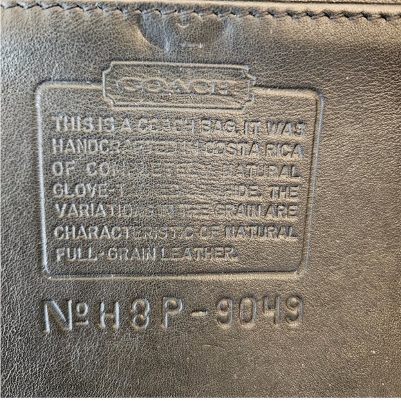 Coach Vintage Tango Flap Black Leather with Nickel Hardware - Picture 6 of 13